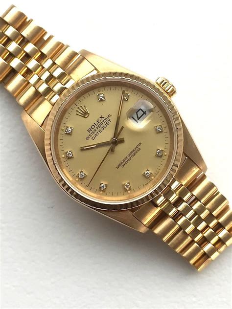 rolex watch 18k gold price|rolex 18k yellow gold crowns.